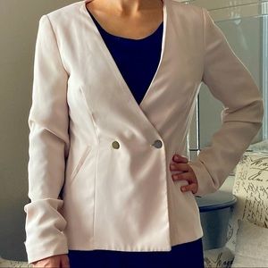 Light pink / taupe blazer